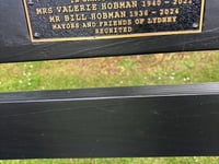 New plaque honours Lydney's Bill and Valerie Hobman 