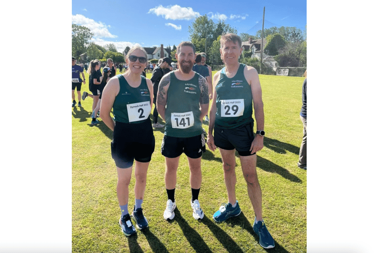 Blazers took part in the Dymock half marathon