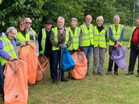 Chepstow volunteers praised for litter collection