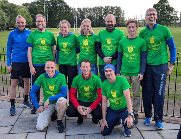 Some of the Spirit of Monmouth Rack Raid team