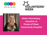 NHS Foundation Trust celebrates Forest volunteer Alison