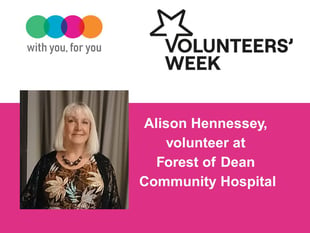 NHS Foundation Trust celebrates Forest volunteer Alison