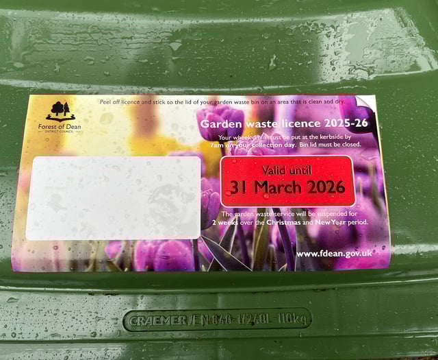 Forest council aware of garden waste stickers fading