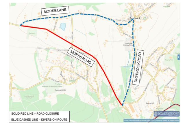 Roadworks planned on Morse Road, Drybrook