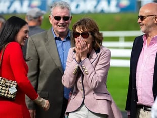 Racehorse owner Sue pays tribute to late husband with Chepstow race