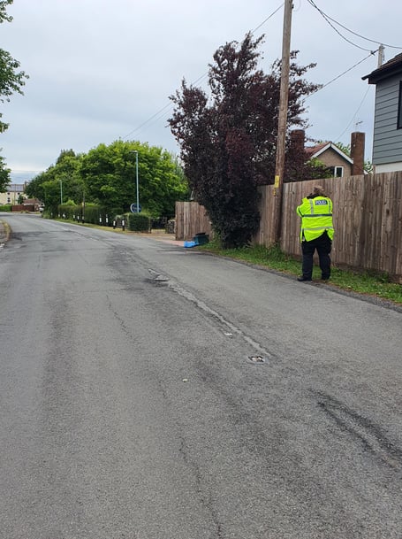 Forest cops speeding