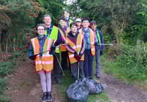 Forest scouts praised for litter-picking efforts