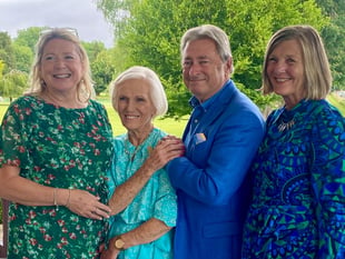 NGS Gwent Organiser at Mary Berry's 90th
