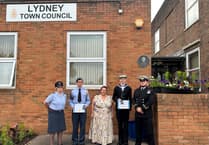 Lydney Town Council honours young cadet leaders