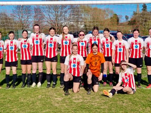Juniors Women take third in football tournament