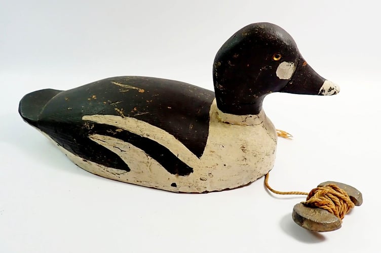 Canadian Painted Decoy Duck
