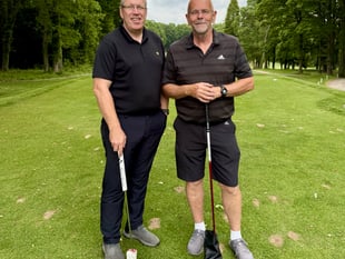 By George – duo win stableford by six points!
