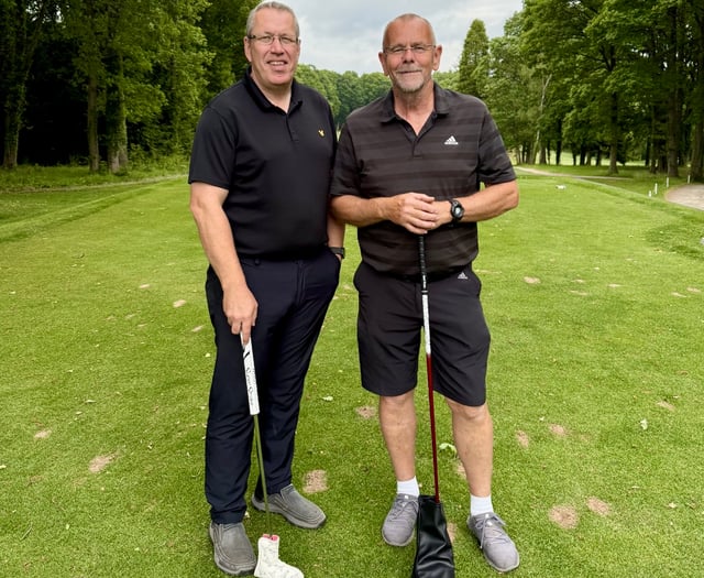 By George – duo win stableford by six points!
