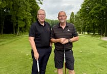 By George – duo win stableford by six points!