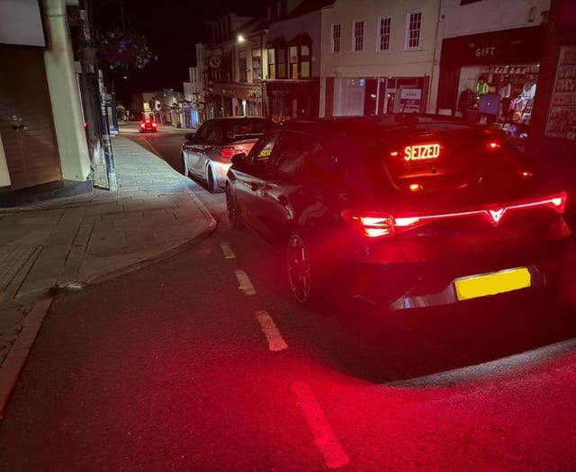 Gwent Police seize BMW in Chepstow for suspected driving offences