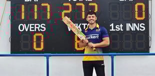 Pilot flies high with 117 off 83 balls