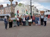Forest protest against war in Iran