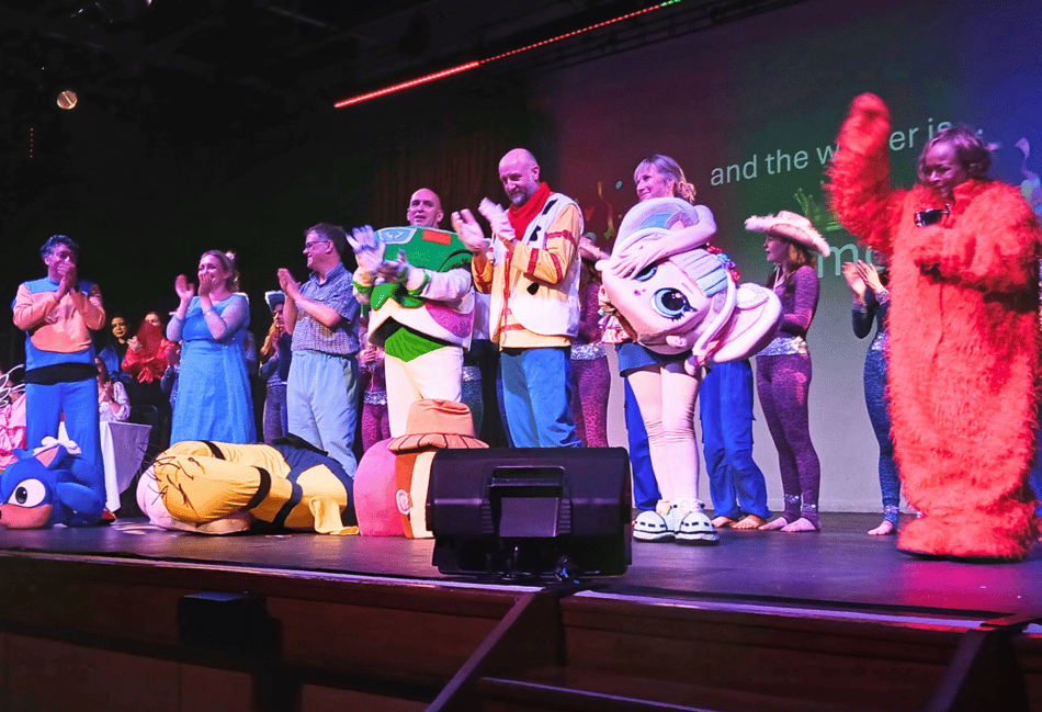 Annual staff masked singer at Haberdashers