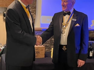 Guy Wilson becomes new Chepstow Rotary president