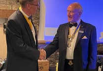 Guy Wilson becomes Chepstow Rotary Club president, succeeding his father Christopher