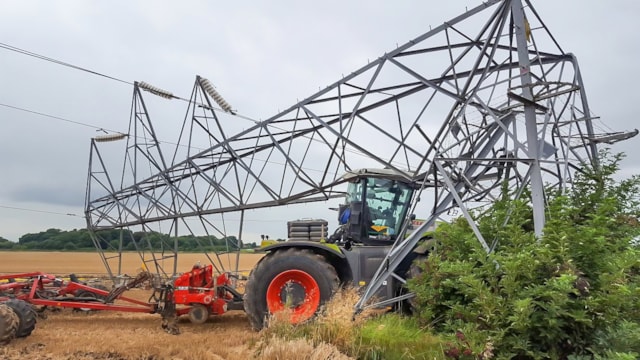 National Grid urges farmers to stay power line safe
