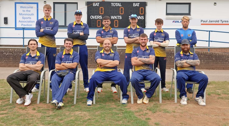 Monmouth CC 1st XI secured the club’s fifth league title . Photo: Gareth Roberts