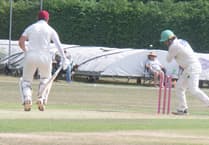 Merrin so close to first
ton for Aston Ingham