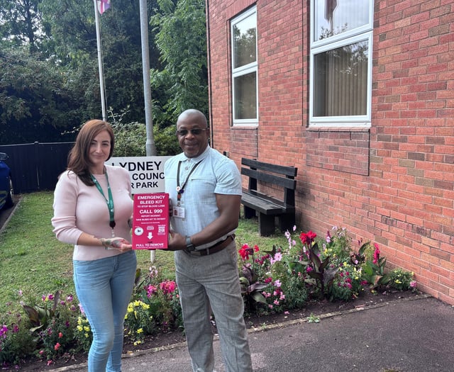 Lydney receives new life-saving bleed kits