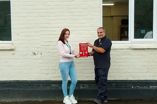 Newent gets life-saving bleed kits