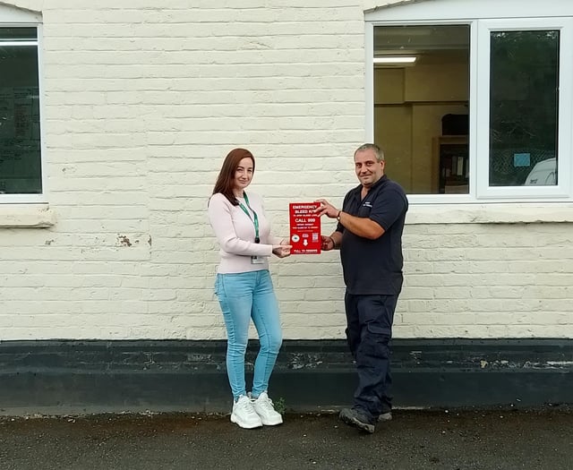 Newent gets life-saving bleed kits
