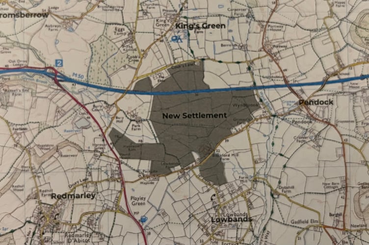 New town planned near Redmarley