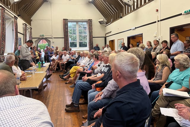 Packed meeting at Redmarley hears opposition to housing plans