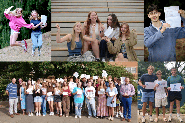 Students from across the area have today received their A-level results