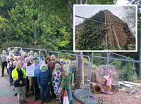 Villagers' anger over disappearing stone