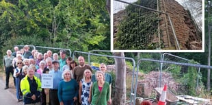 Villagers' anger over disappearing stone