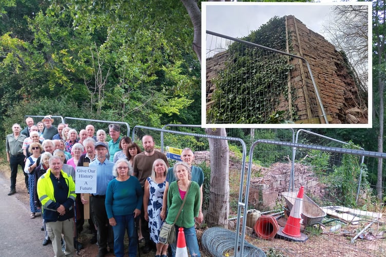 Campaigners opposed to council demolishing ancient structure.
