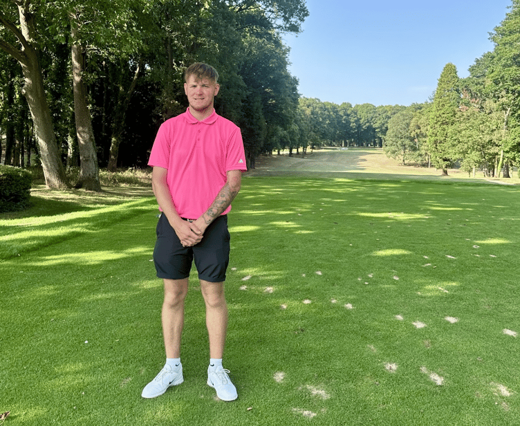 Jordan Hughes took Ross Golf Club's Mike Lane Trophy