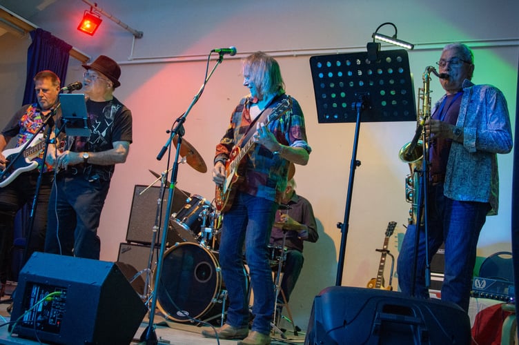 Local band U3 live on stage