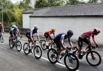 WATCH: The Tour of Britain roars through Abergavenny's Ross Road