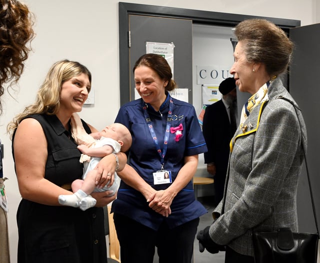 Princess Royal on first royal visit to The Grange University Hospital 