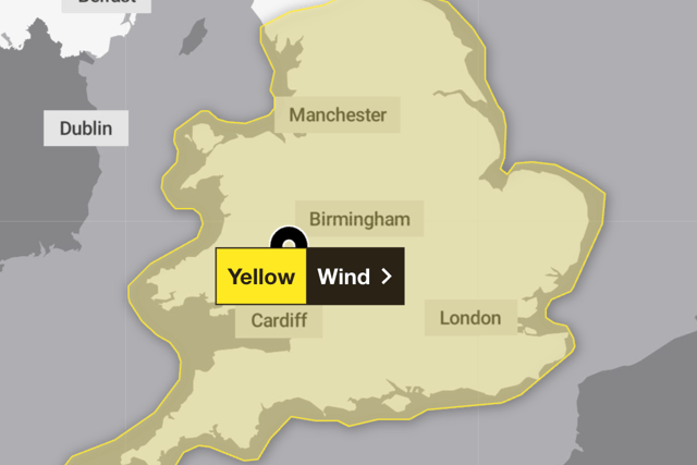 Disruption likely as weather warning issued