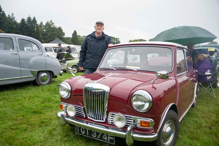 Robert Poyner with a 1968 Reilly Elf.