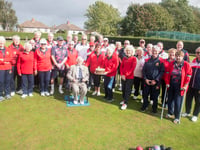 Special celebration for bowler Wilf