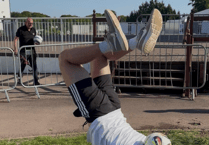 Jay Rosa's Chepstow football performance delights kids