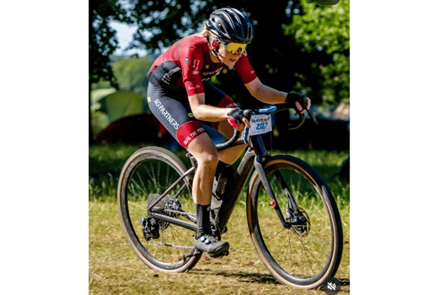 Louise shows true grit to take British gravel cycling title 