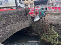 Driver in £50k shut road bridge smash to face 'no action'