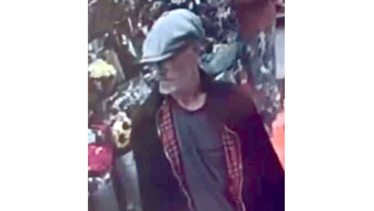 Police want to speak to their man in connection with the theft of a purse in Ross-on-Wye