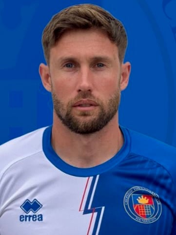 Adam Wakley scored for Chepstow Town