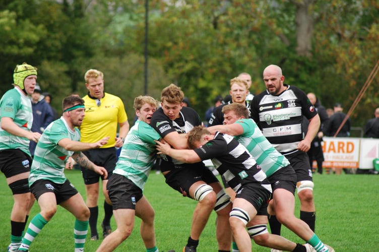Jack Cuthbert had a great game for Lydney. Picture: Roger Pike.