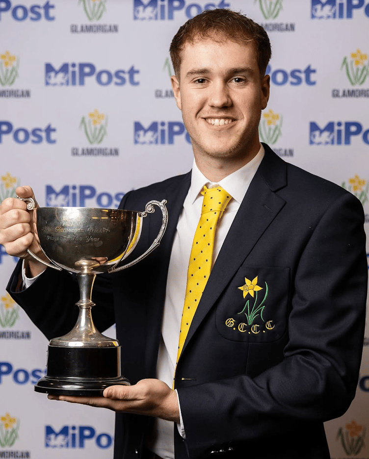 Ben Kellaway is the Glamorgan CCC Player of the Year